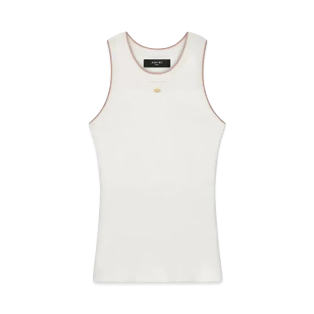 AMIRI Women's Open Back Tank "Vintage Pink"