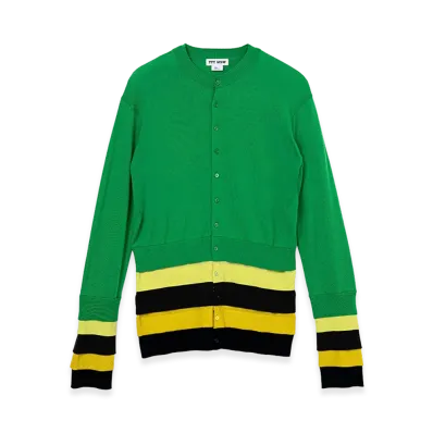TTT MSW Layered Knit Cardigan "Green"
