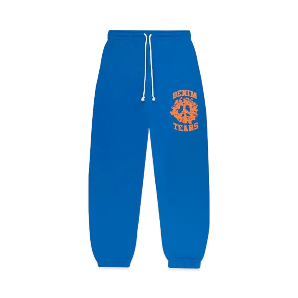 DENIM TEARS Denim University Sweat Pants "Royal Blue"