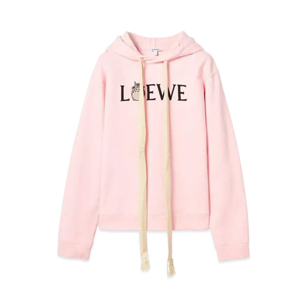 LOEWE x My Neighbor Totoro Hoodie In Cotton "Pink"