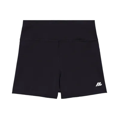 BALENCIAGA Women's Activewear Cycling Shorts in Matte Spandex "Black"