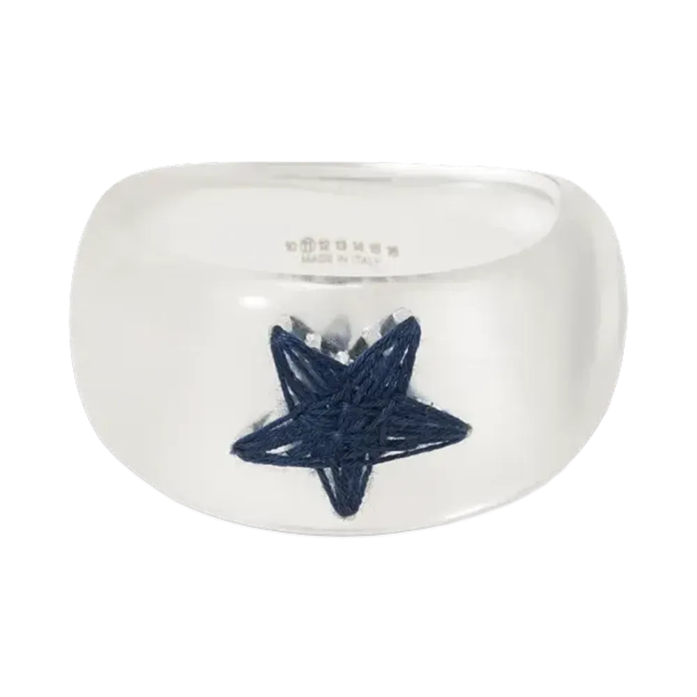 Maison Margiela Clear Bracelet "Navy"