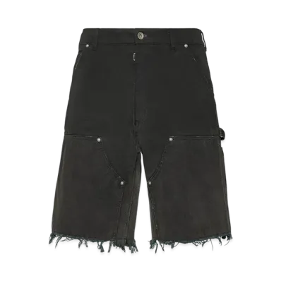 Maison Margiela Men's Stud Denim Shorts "Black"