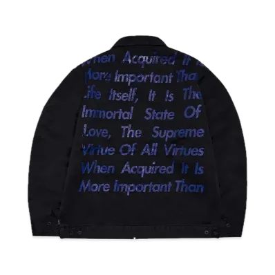 Supreme x JUNYA WATANABE COMME des GARCONS MAN Printed Work Jacket "Black"