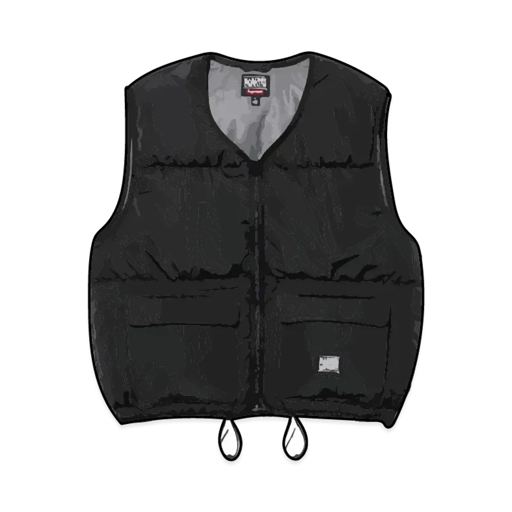 Supreme x Marithe + Francois Girbaud Down Puffer Vest "Black"