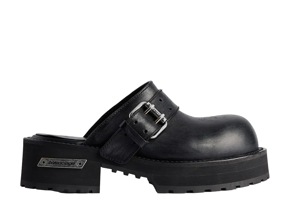BALENCIAGA Women's Venom Sabot "Black"