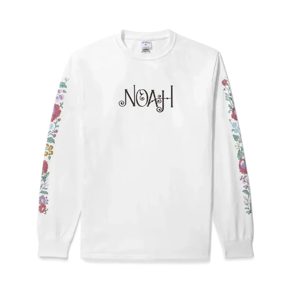 Noah x Jimi Hendrix Flowers Tee "White"