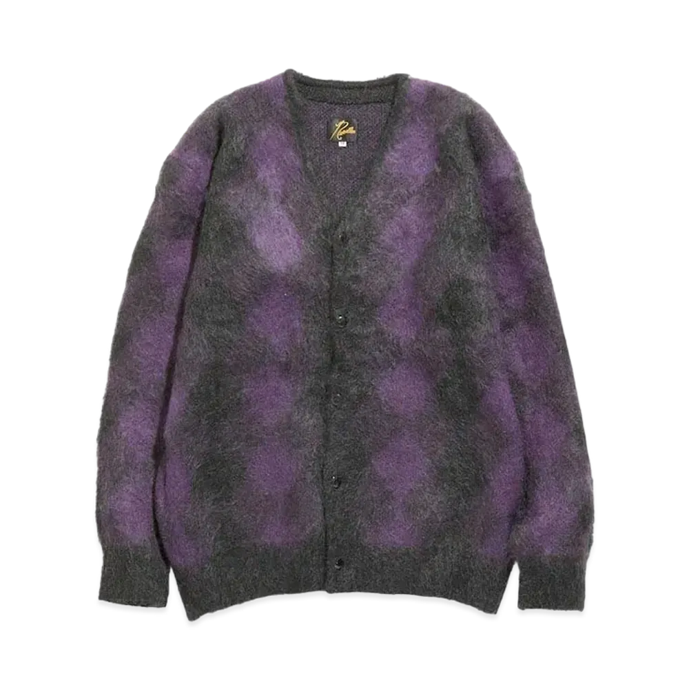 Needles MOHAIR CARDIGAN - DIAMOND "Charcoal"