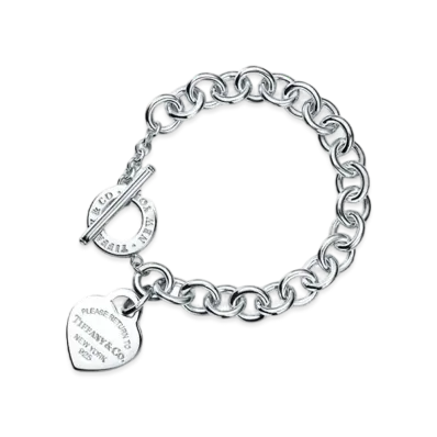 Tiffany & Co. Return to Tiffany Heart Tag Toggle Bracelet "Sterling Silver"