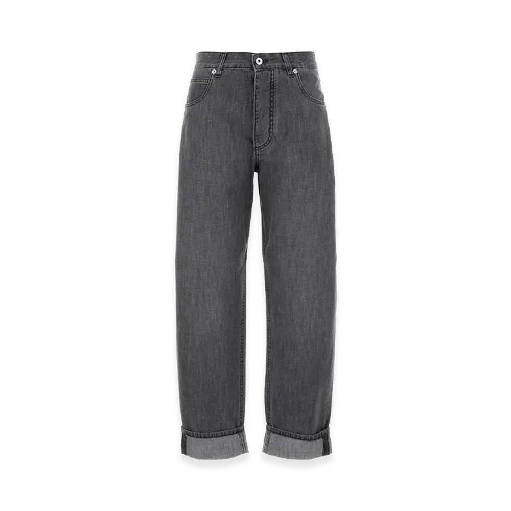 Bottega Veneta Women's Denim Jeans "Grey"