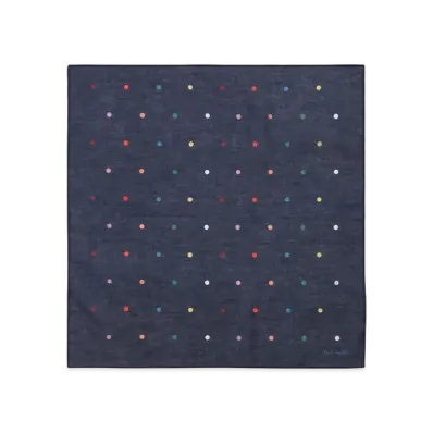 Paul Smith Multi Spots Handkerchief "Navy"