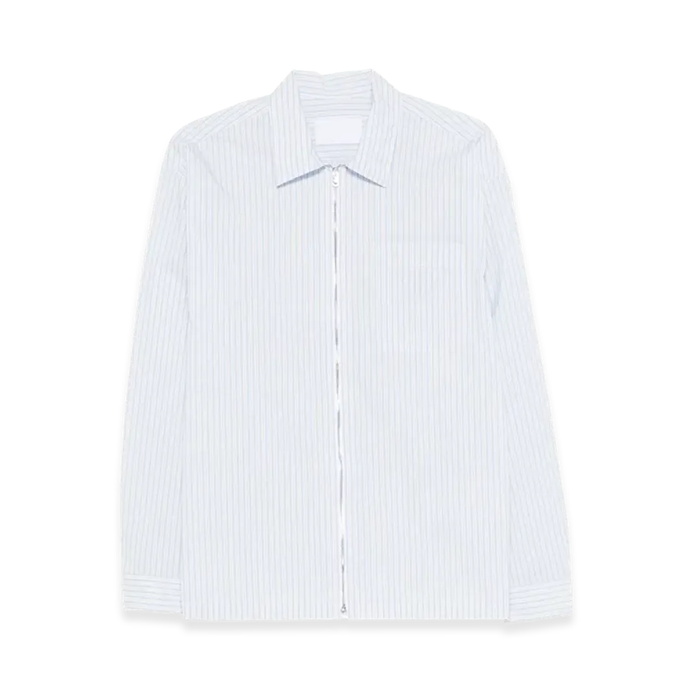 PRADA Shirts White "Light Blue"