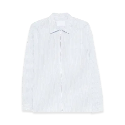 PRADA Shirts White "Light Blue"