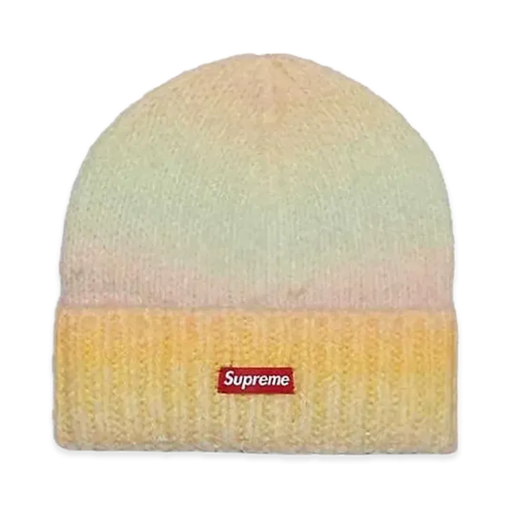 Supreme Gradient Stripe Beanie "Yellow"