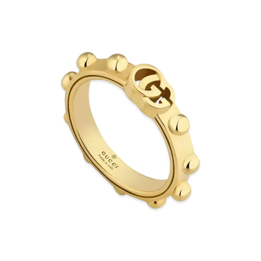 GUCCI GG Running Series Gold Ring "Gold"