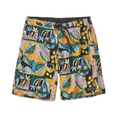 Patagonia Men's Wavefarer Boardshorts Lights 19 Inch "Mauve"