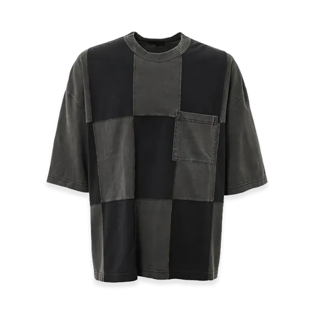 COMME des GARCONS HOMME Panel Patchwork T-Shirts "Charcoal Gray"
