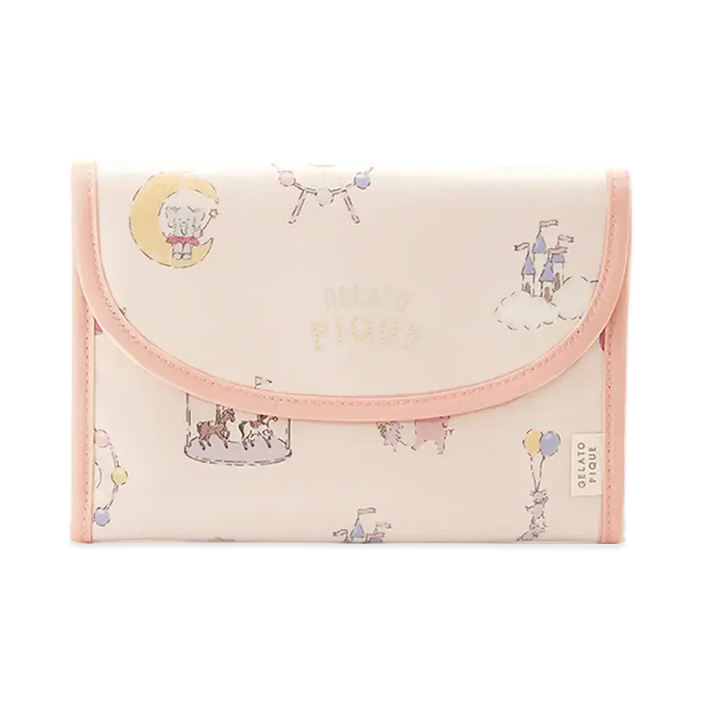 GELATO PIQUE All-Over Pattern Mother & Child Notebook Case S "Light Pink"