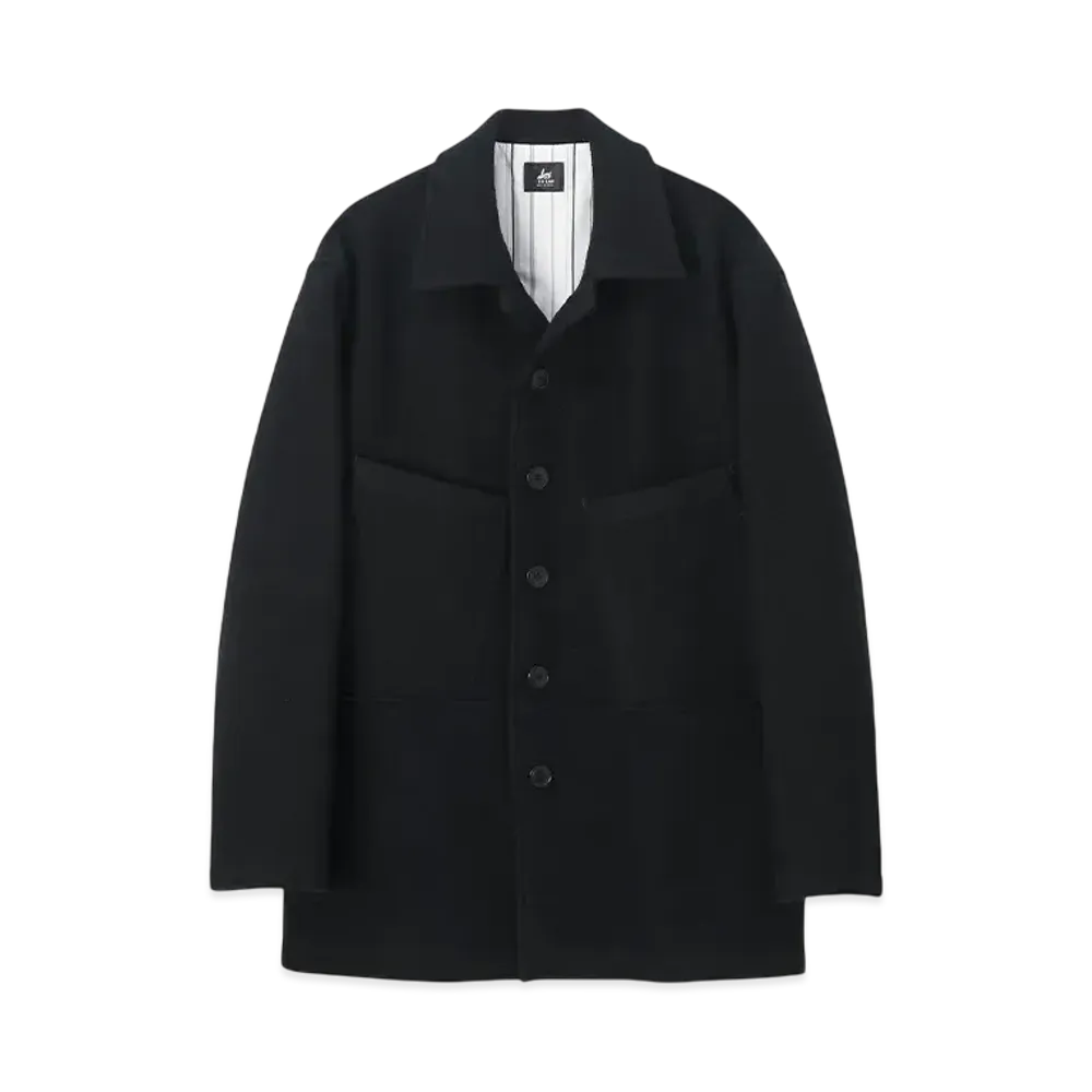 Paul Smith RED EAR Knapping Wool Coat "Black"