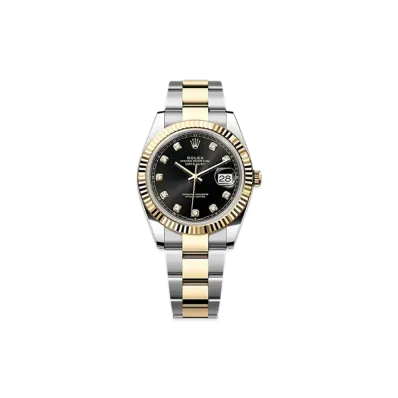 ROLEX Datejust 41 Oystersteel & Yellow Gold "Black"