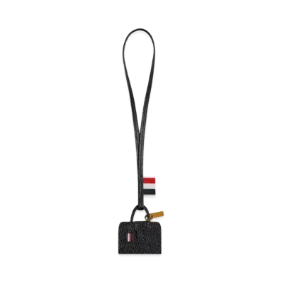 THOM BROWNE Mr.thom Bag Charm "Black"