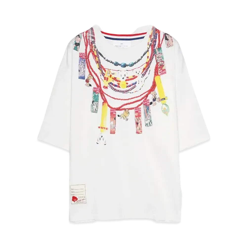 JUNGLE EMPEROR x SEVESKIG vs JUNGLE EMPEROR LEO L/SL TEE Ver, Toys necklace "WHITE"