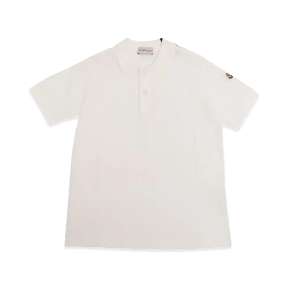 MONCLER Kids Polo Shirt "Beige"