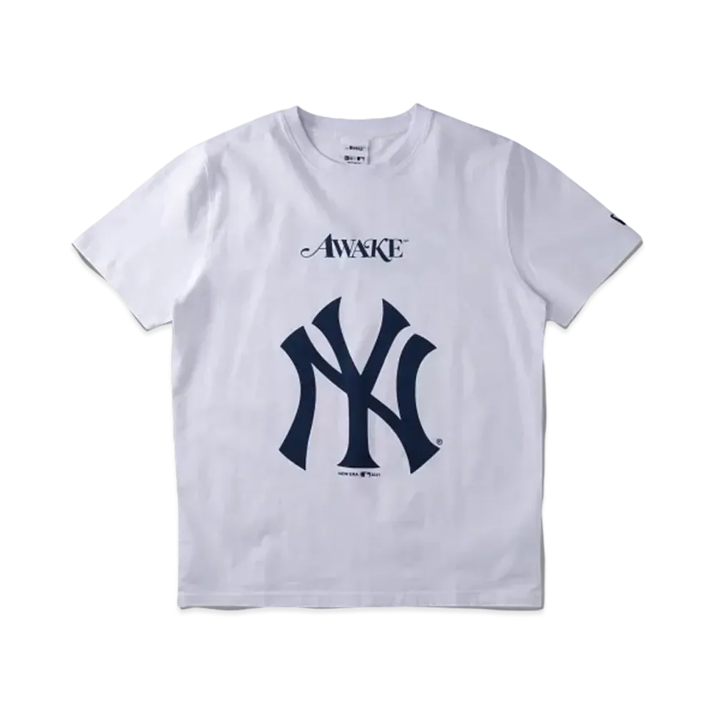 New Era × Awake × MLB Dueling Logo Subway Series Short Sleeve T-Shirt "White"