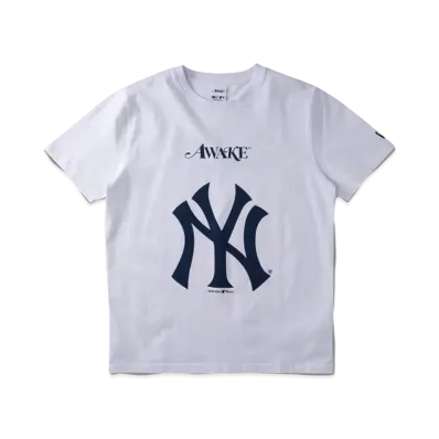 New Era × Awake × MLB Dueling Logo Subway Series Short Sleeve T-Shirt "White"