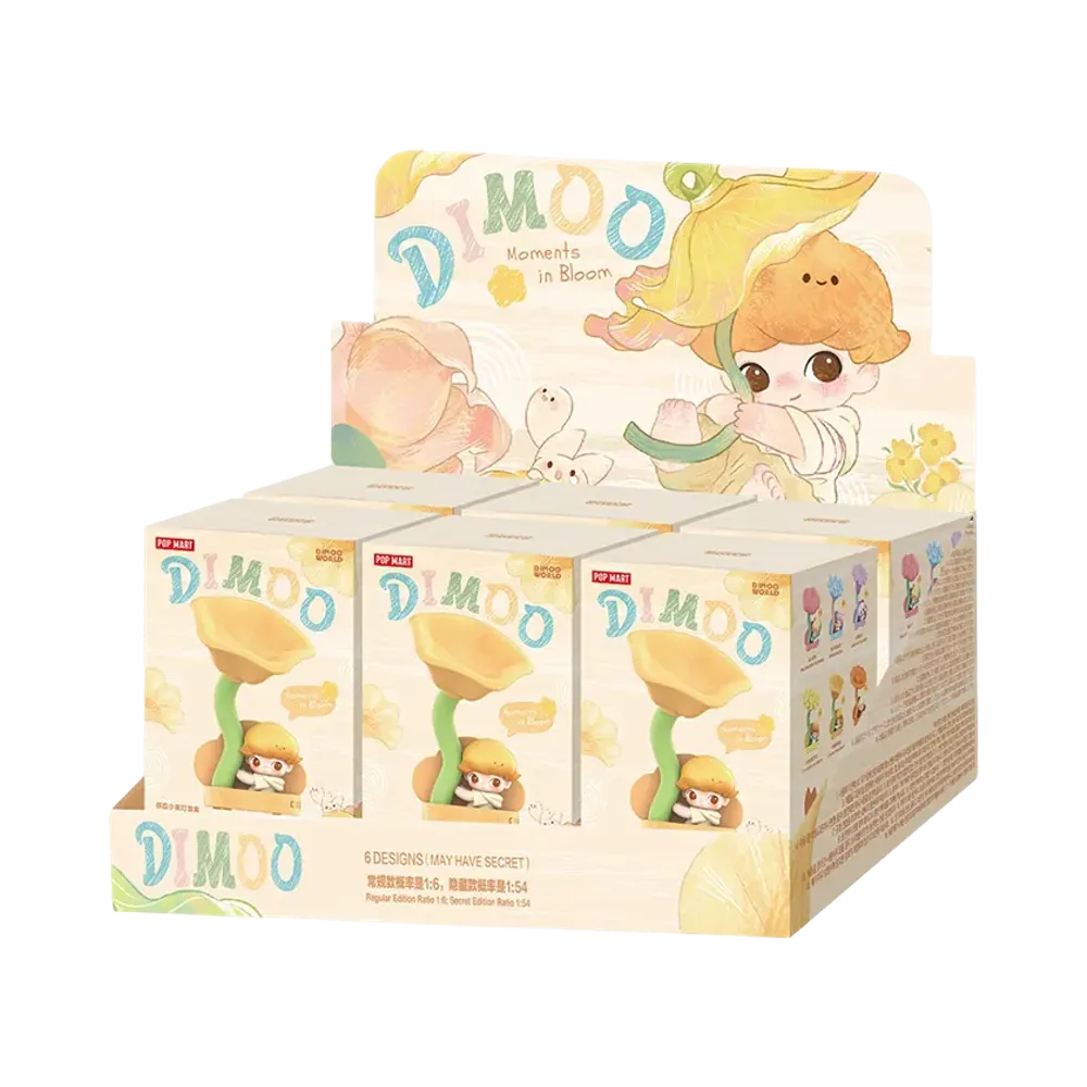POP MART DIMOO Moments in Bloom Series - Sensor-activated Nightlight Blind Box [Assortment Box]