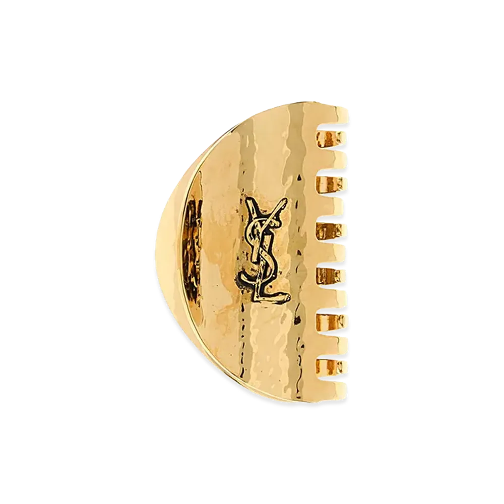 Saint Laurent Women's Metal Hair Clip "Gold"