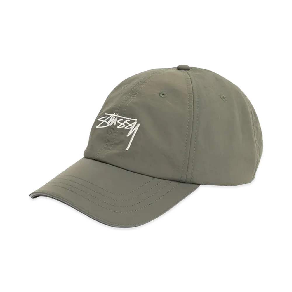 Stussy Low Profile Smooth Stock Strapback "Green"