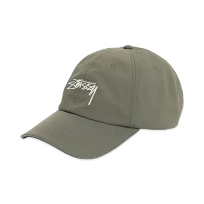 Stussy Low Profile Smooth Stock Strapback "Green"