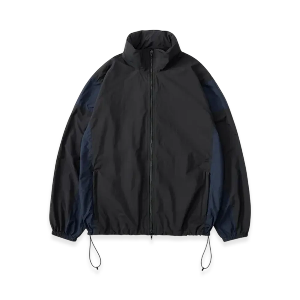everyone Two-Tone Light Weight Nylon Jacket "Black/Navy"
