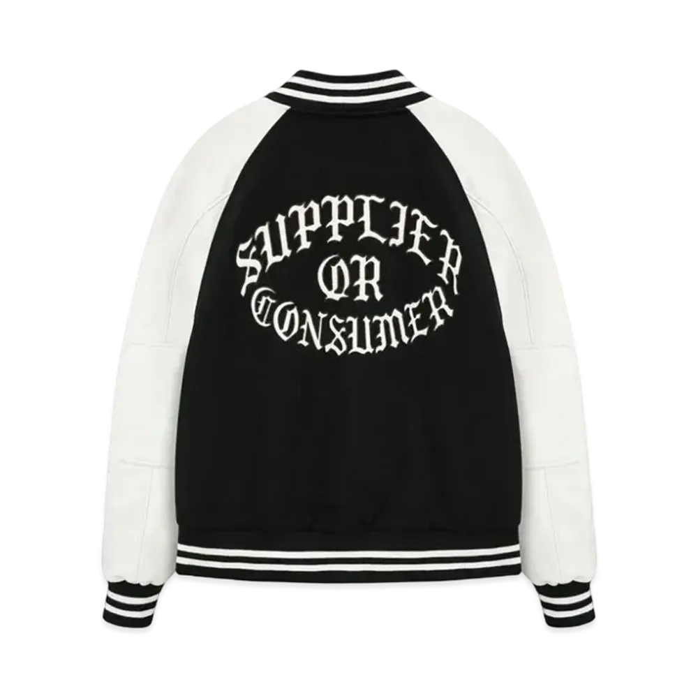 SUPPLIER Battle Varsity Jacket "Black"