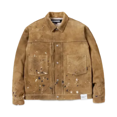 NEIGHBORHOOD Drip Suede Jacket "Beige"