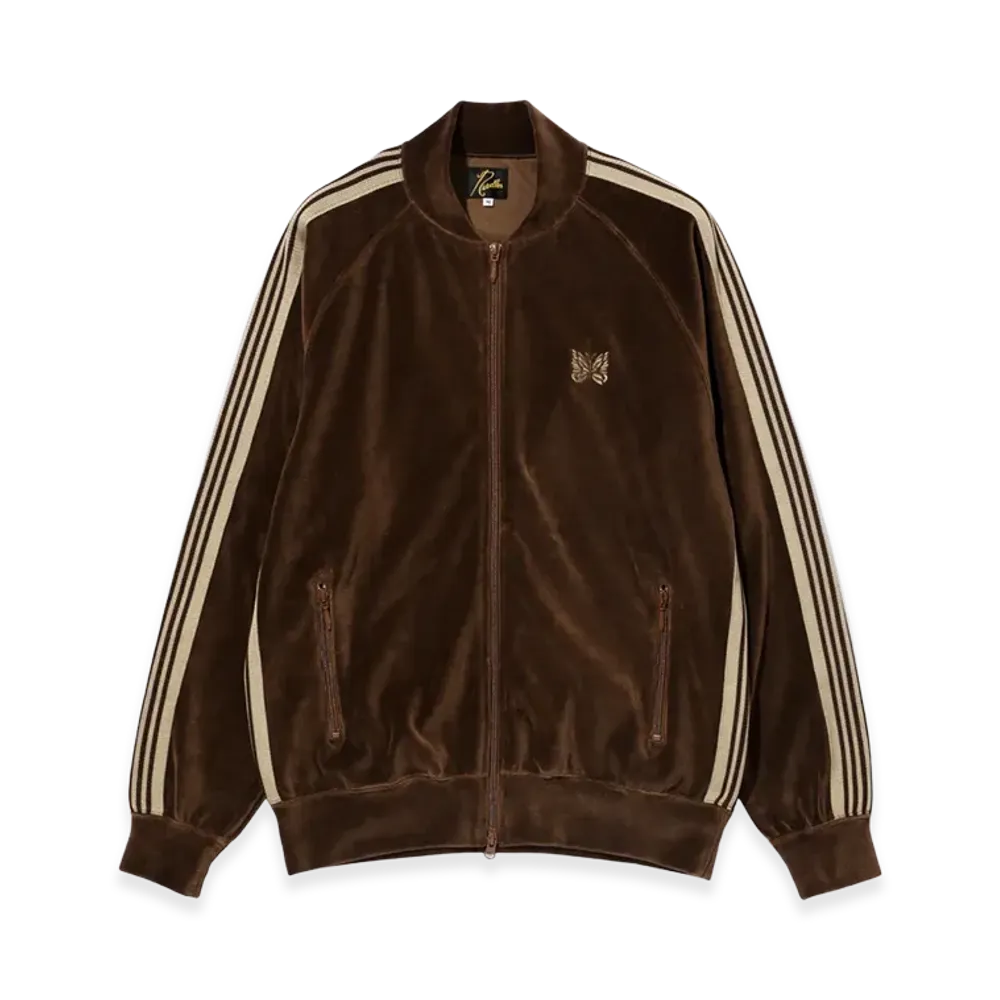 NEEDLES R.C. Track Jacket Velour "Brown"