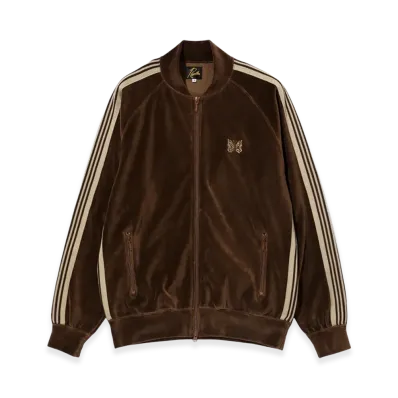 NEEDLES R.C. Track Jacket Velour "Brown"