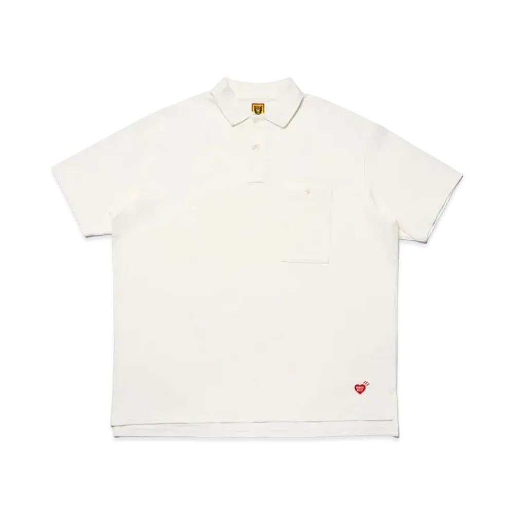 HUMAN MADE Big Polo Shirt "White"