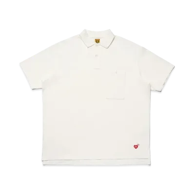 HUMAN MADE Big Polo Shirt "White"
