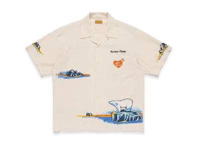 HUMAN MADE Printed Shirt "White"