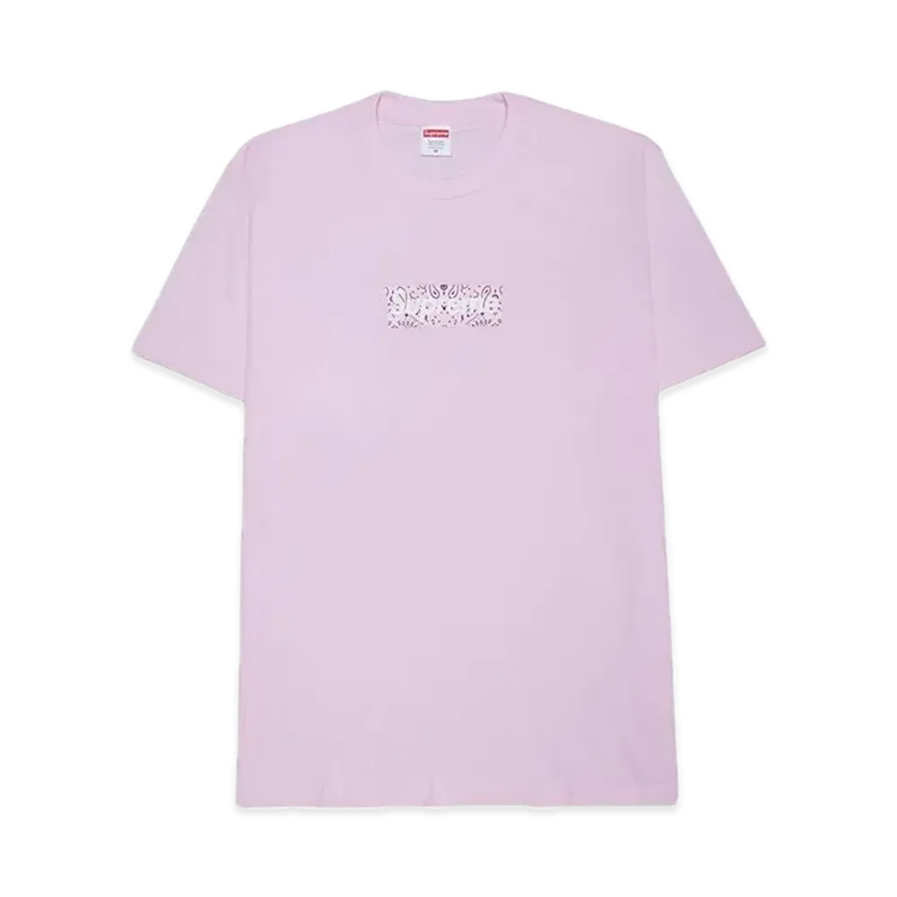 Supreme Bandana Box Logo Tee "Pink"