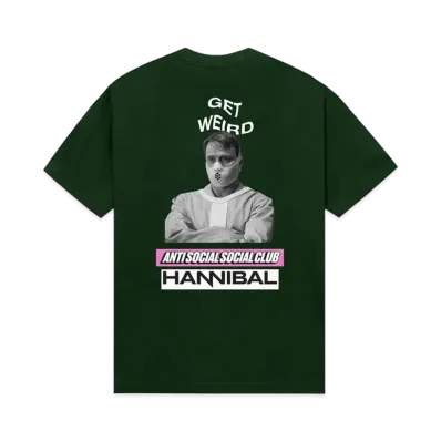 ANTI SOCIAL SOCIAL CLUB Hannibal Weird Tee "Forest Green"