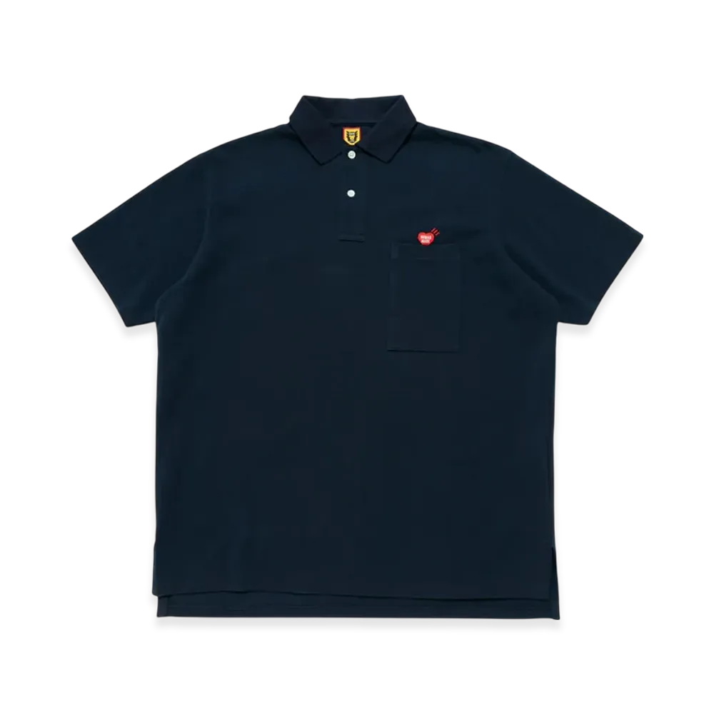 HUMAN MADE Big Polo Shirt "Navy"