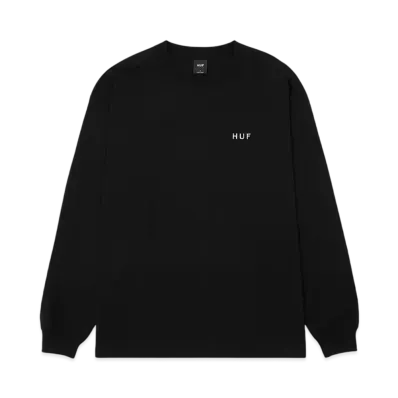 HUF OG Logo LS Tee "Black"