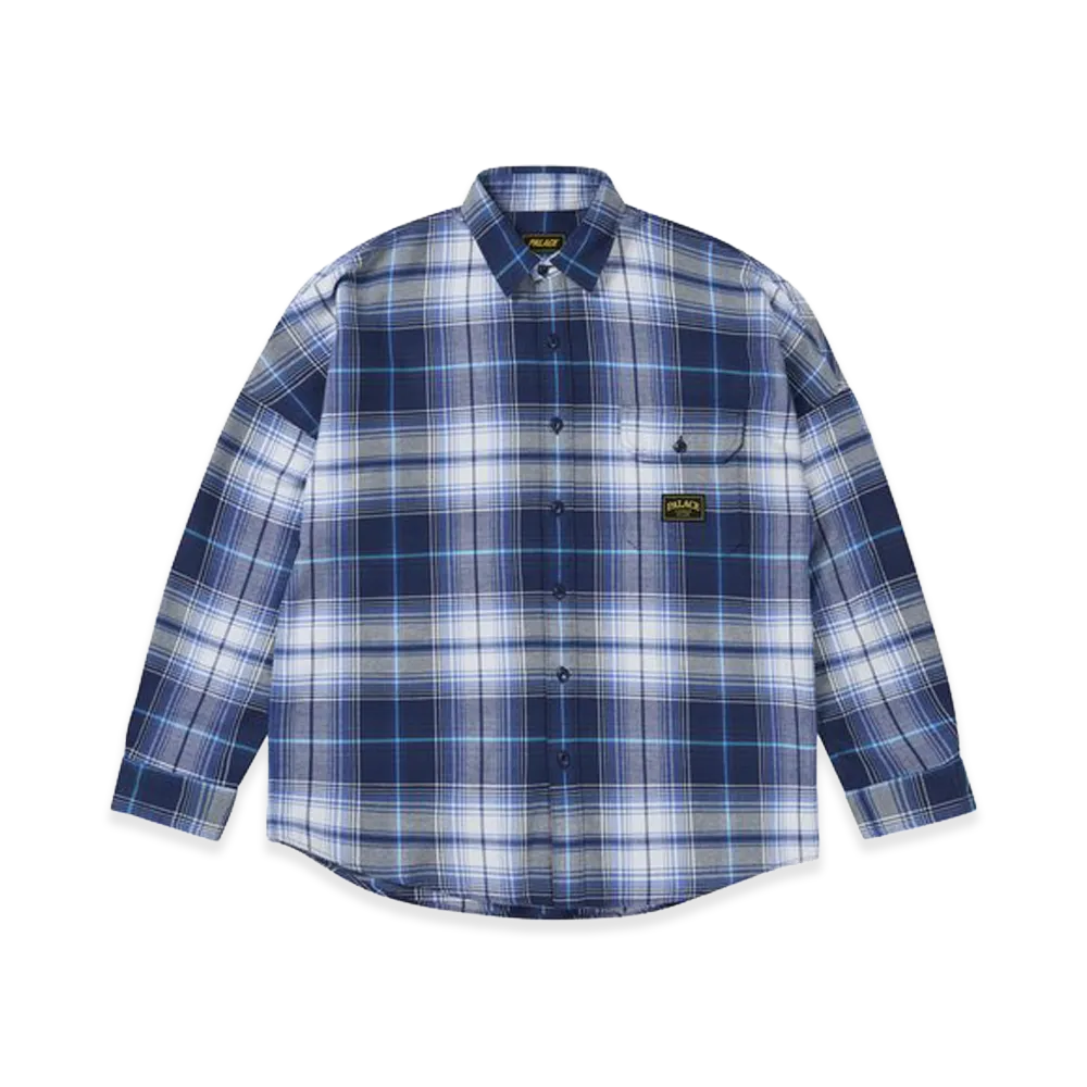 PALACE Lumberyak Overshirt "Navy Plaid"