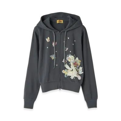 HYSTERIC GLAMOUR Cropped Hoodie "Black"