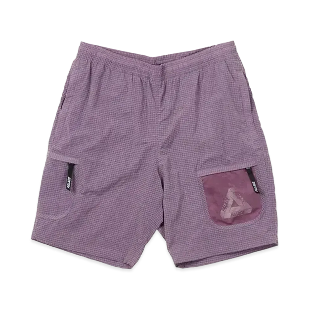 PALACE CRIPSTOP GRID SHORTS "Purple"