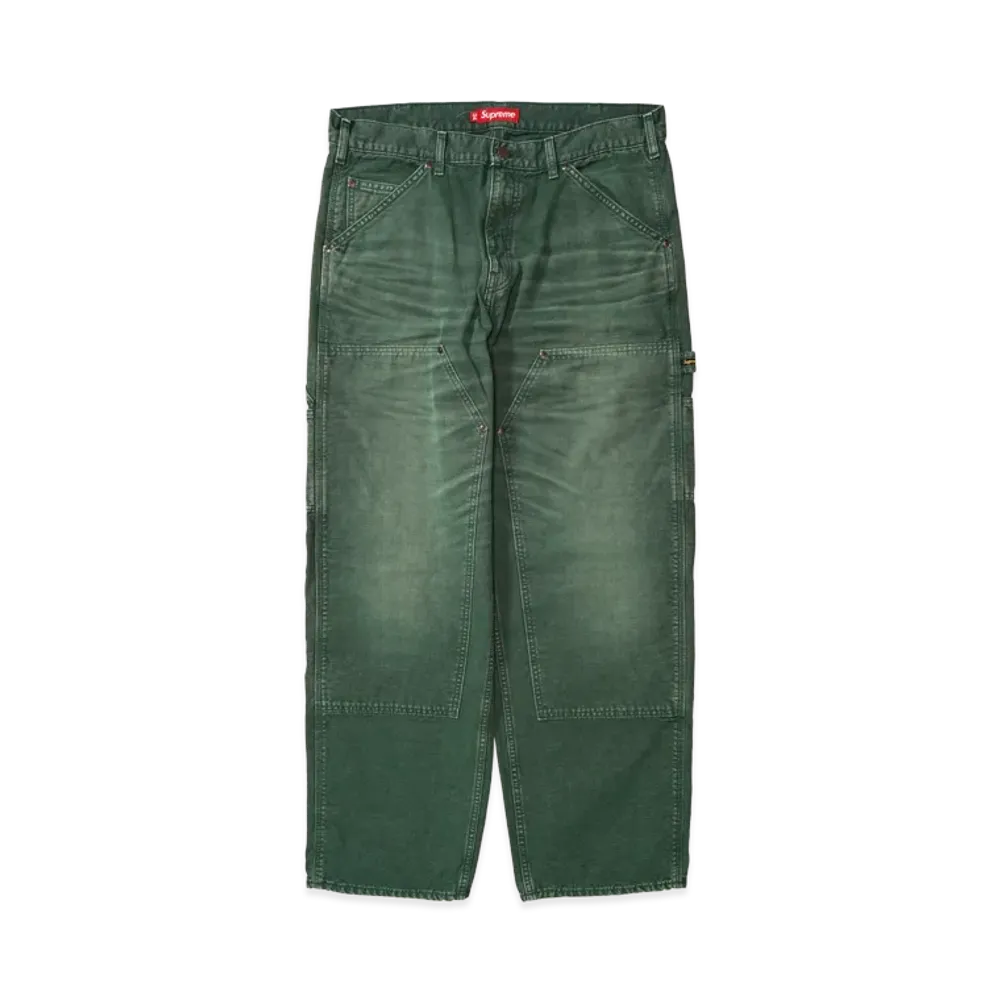 Supreme Worn Double Knee Painter Pant (25SS) "Green"