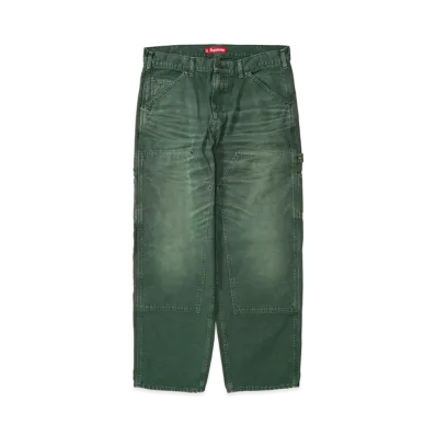 Supreme Worn Double Knee Painter Pant (25SS) "Green"